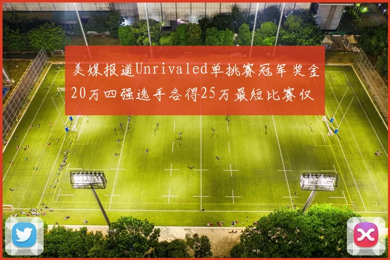 美媒报道Unrivaled单挑赛冠军奖金20万四强选手各得25万最短比赛仅15分钟结束